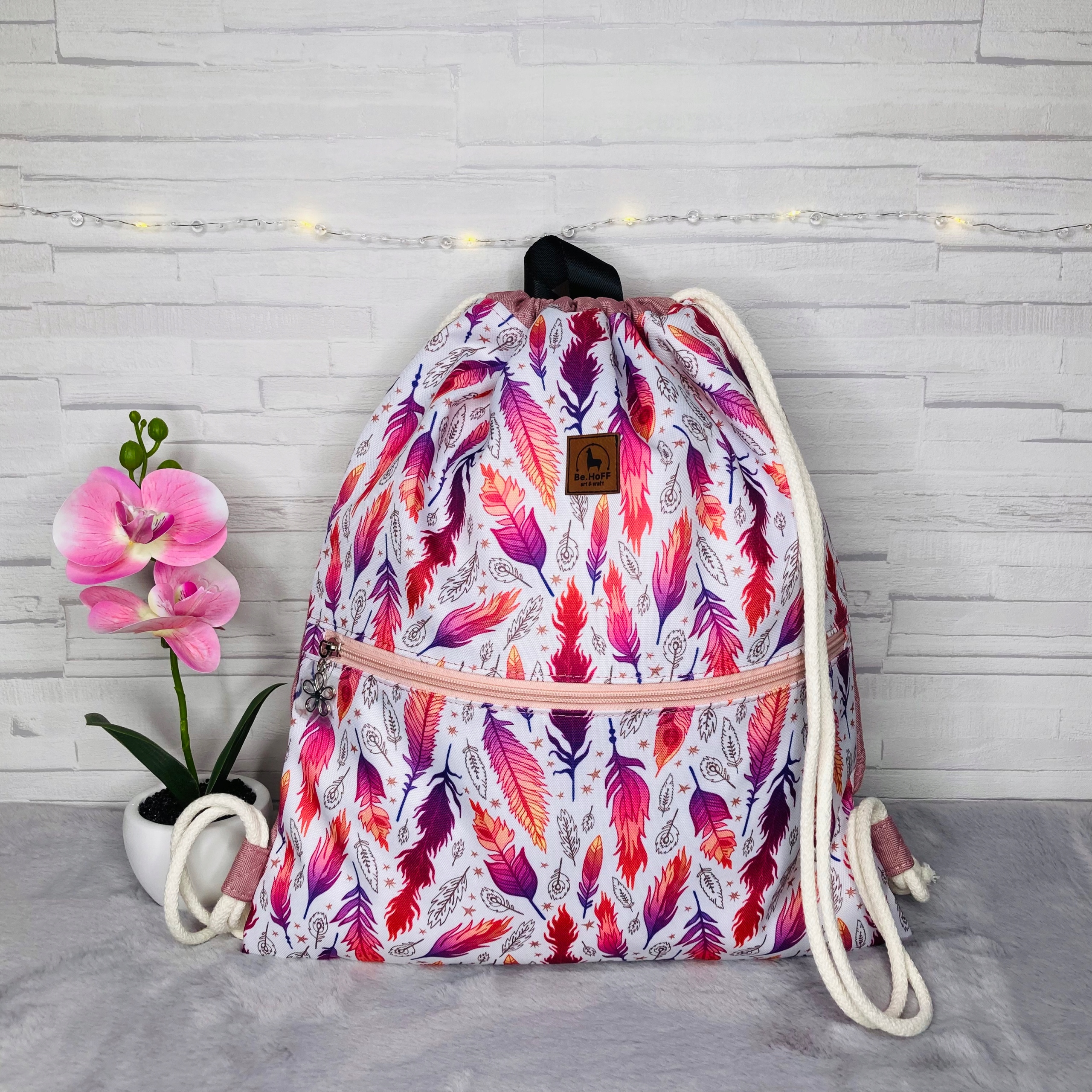 Plecak Worek Handmade Damski Lekki Pojemny | Polska