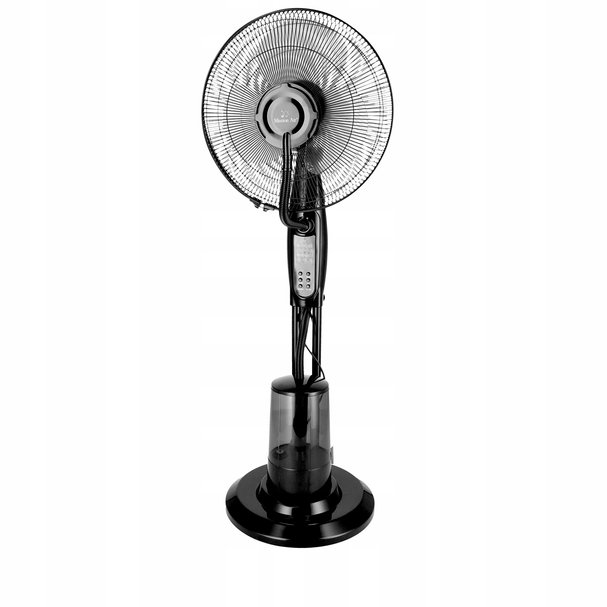 stojanový ventilátor ventilátor Fan Mist oscilácia diaľkový ovládač ovládač Vodná Hmla