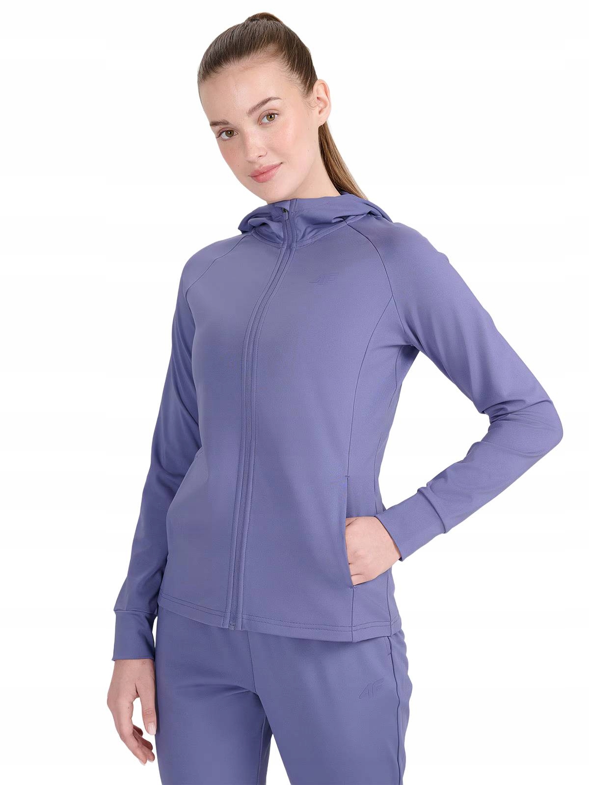 Mikina 4F Dámská Tréninková Rychleschnoucí Sportovní Rozepínací S Kapucí