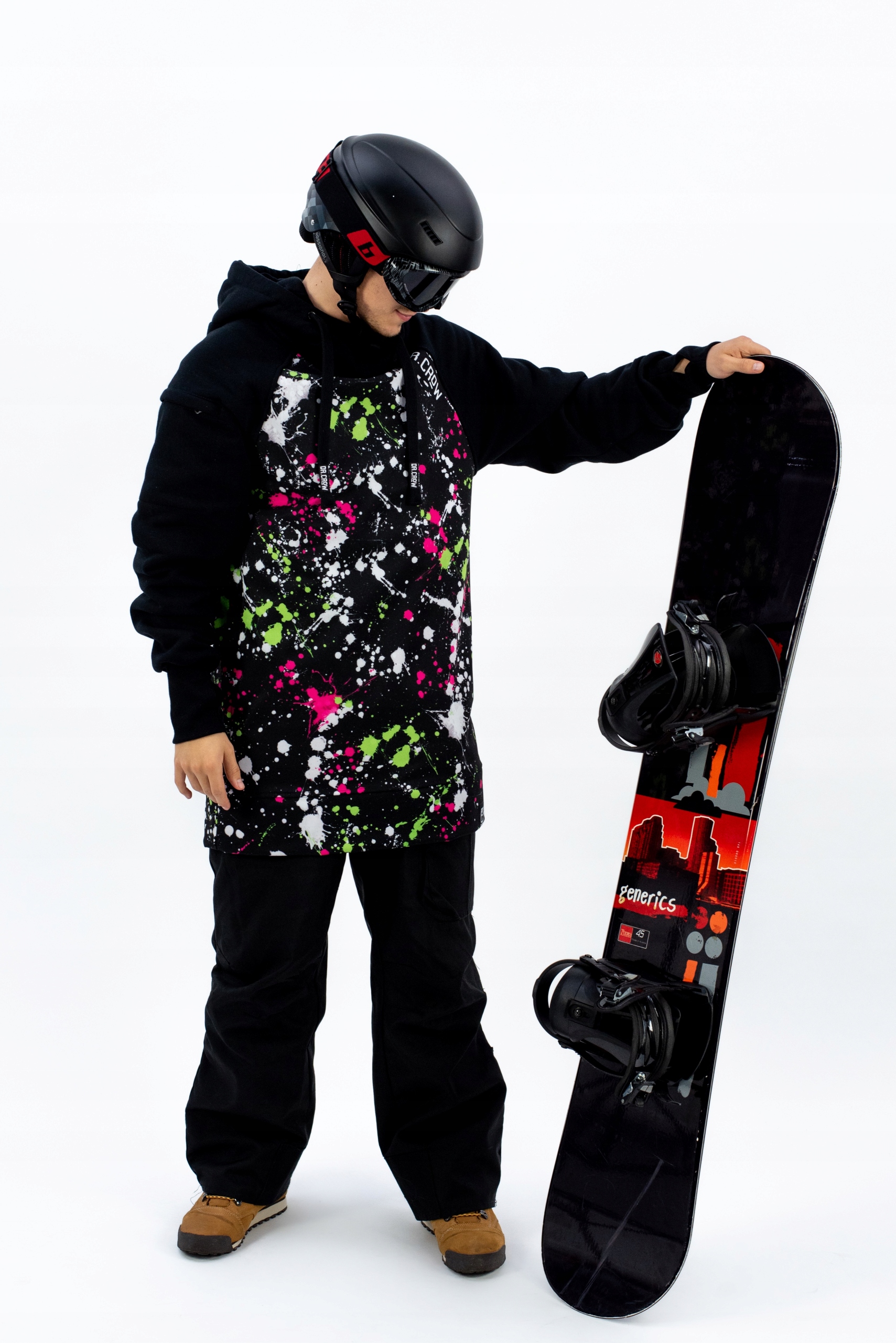 Męska Bluza Snowboardowa Paint Drop M