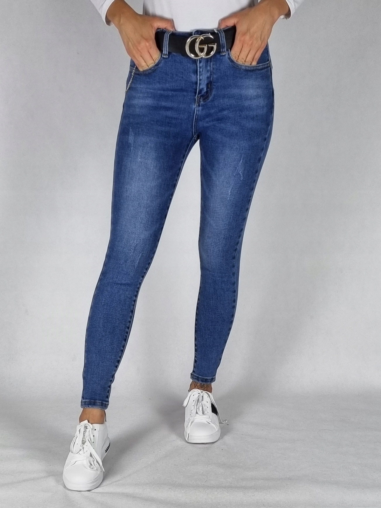 M. SARA джинсовые брюки с потертостями размер 27 размер 27