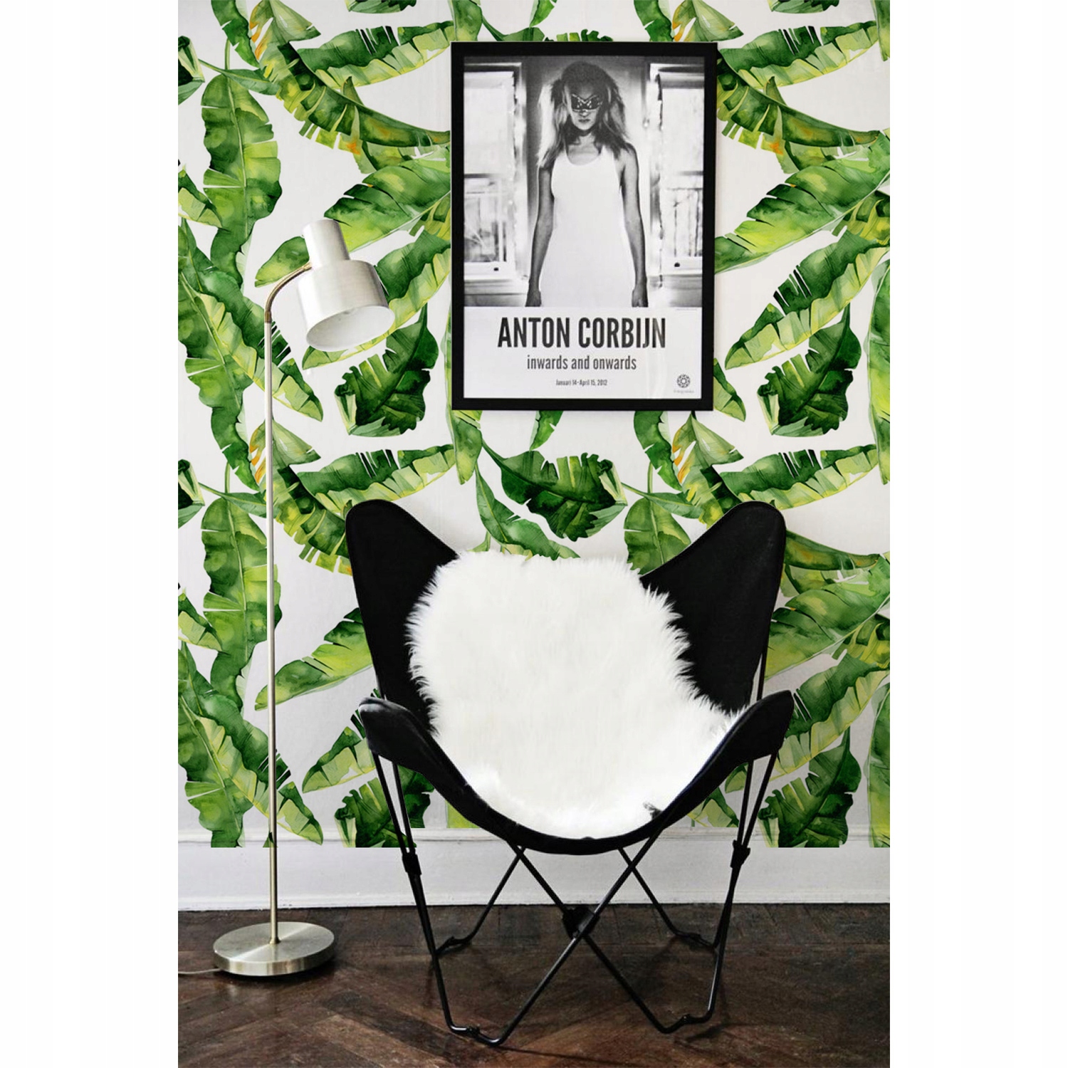 

Tapeta ścienna Tropikalne liście banana 250x250 cm