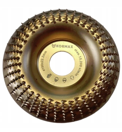 Zestaw dwóch tarników do drewna 100mm wypukły + lekko skośny KORMAX Kod producenta TAR100LSW