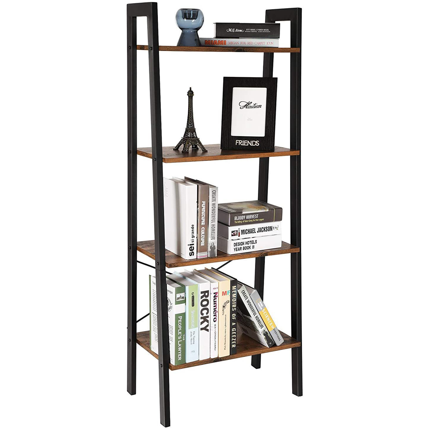 

Regał Półka na Książki Industrialny Rustykalny