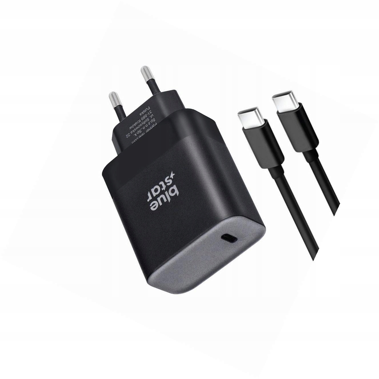 Szybka ładowarka 45W z odpinanym kablem Usb-c do Realme 14 Pro Plus 5G