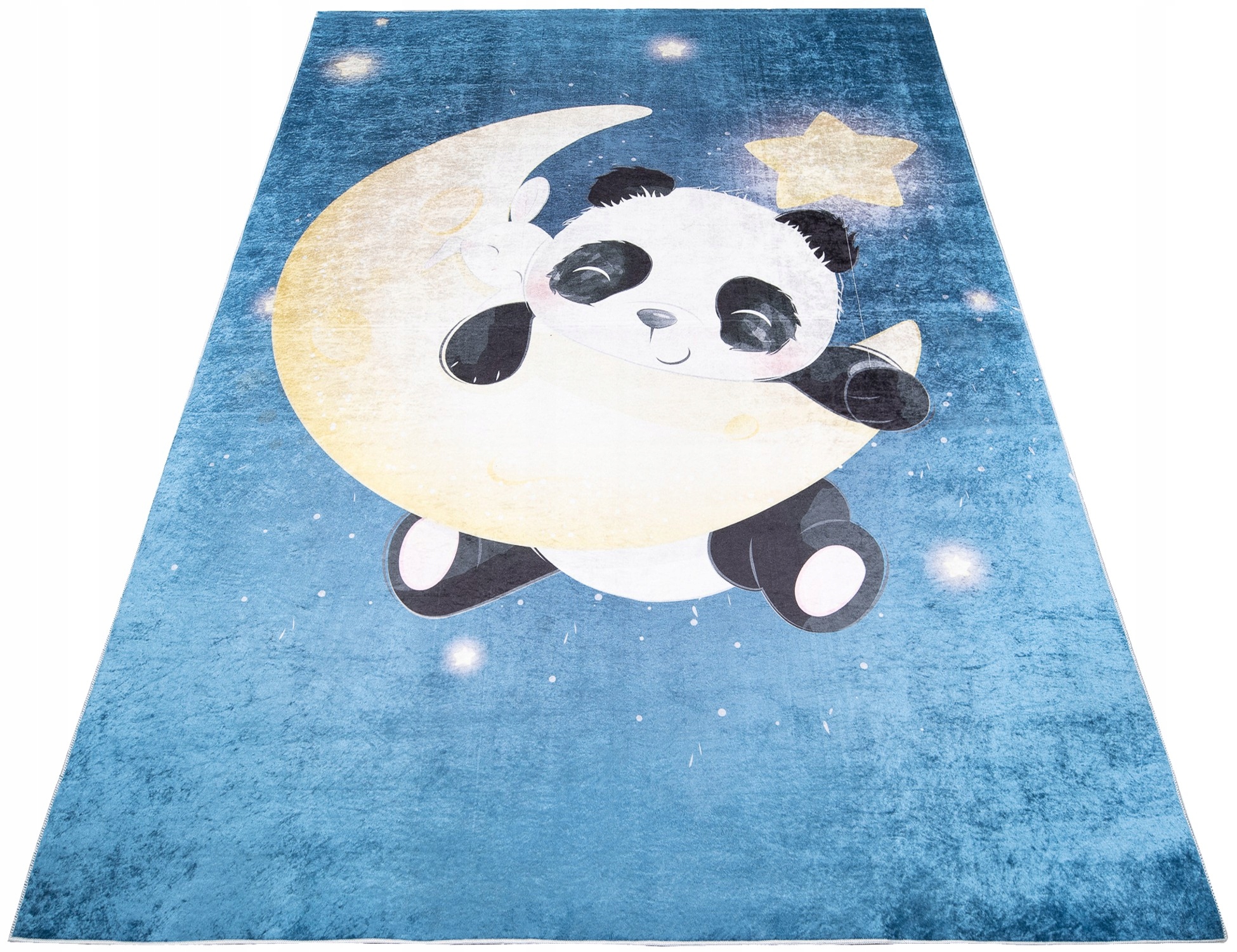 Koberec Barevný Dětský 140x200 Panda Měsíc