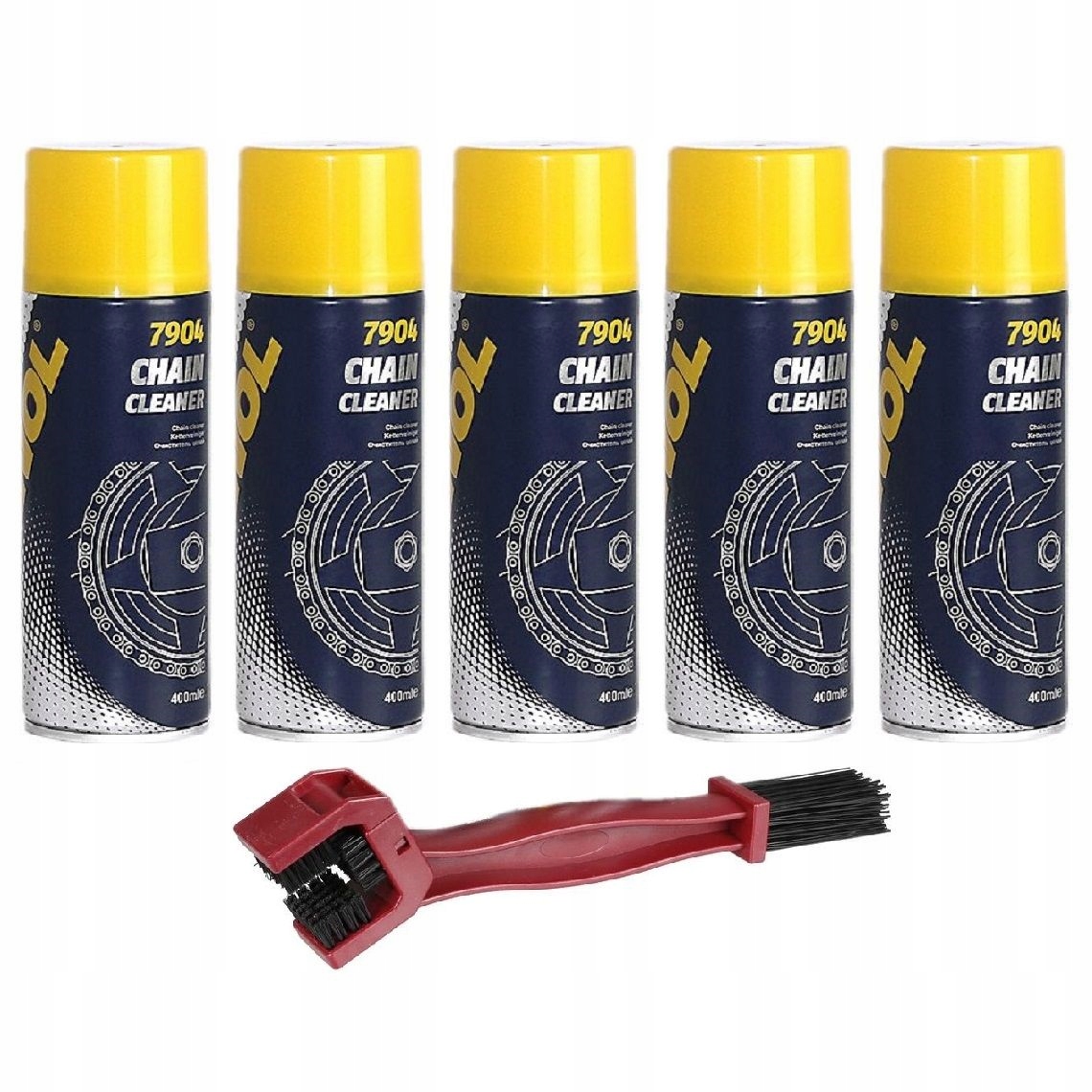 

Zestaw Mannol 7904 Chain Cleaner 5szt Szczotka