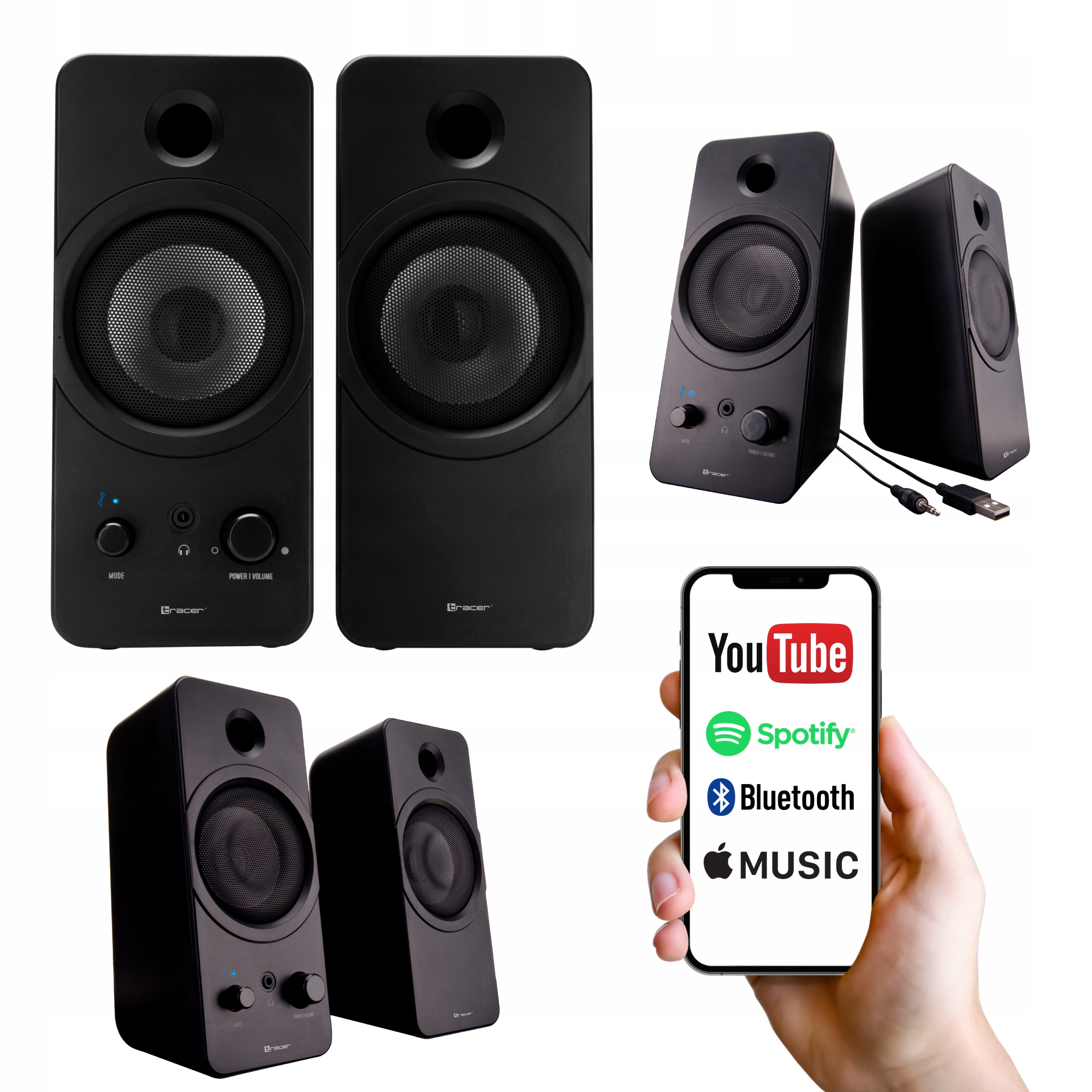 Głośniki Tracer 2.0 Mark Usb Bluetooth Bt