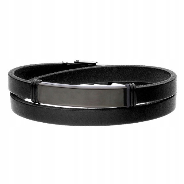 Pánský náramek Manoki Kůže 42 cm