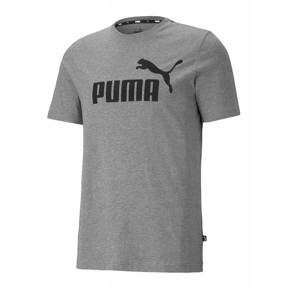 

Puma Koszulka Męska Ess Logo Szara T-Shirt XL