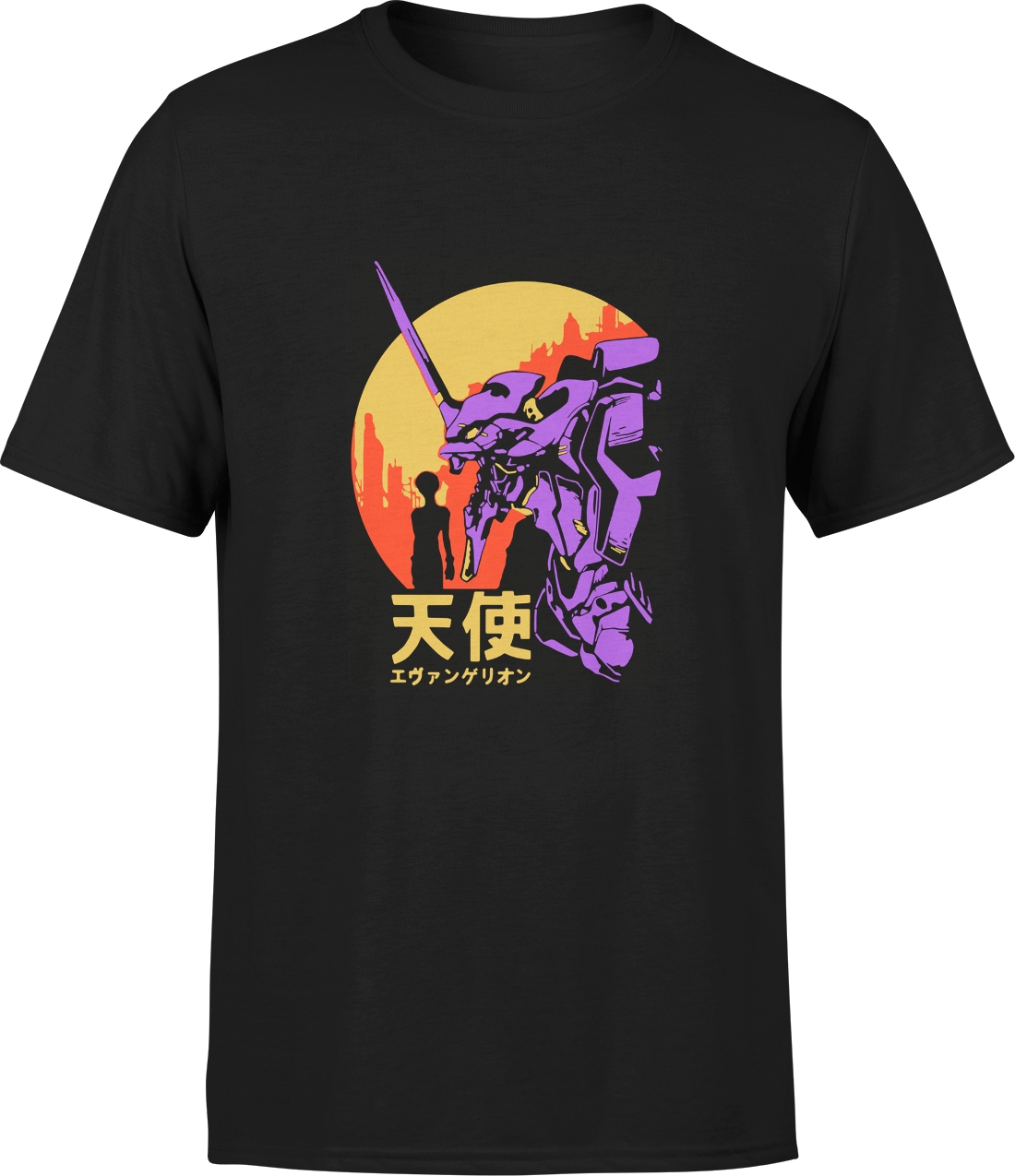

Męska Koszulka T-shirt Neon Genesis Evangelion XL