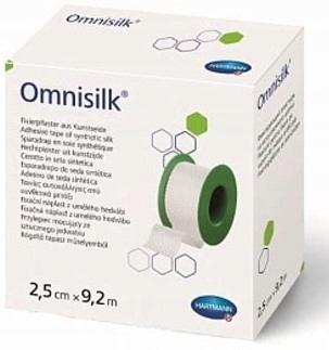 

Hartmann Omnisilk 2,5cm x9,2m plaster z jedwabiu