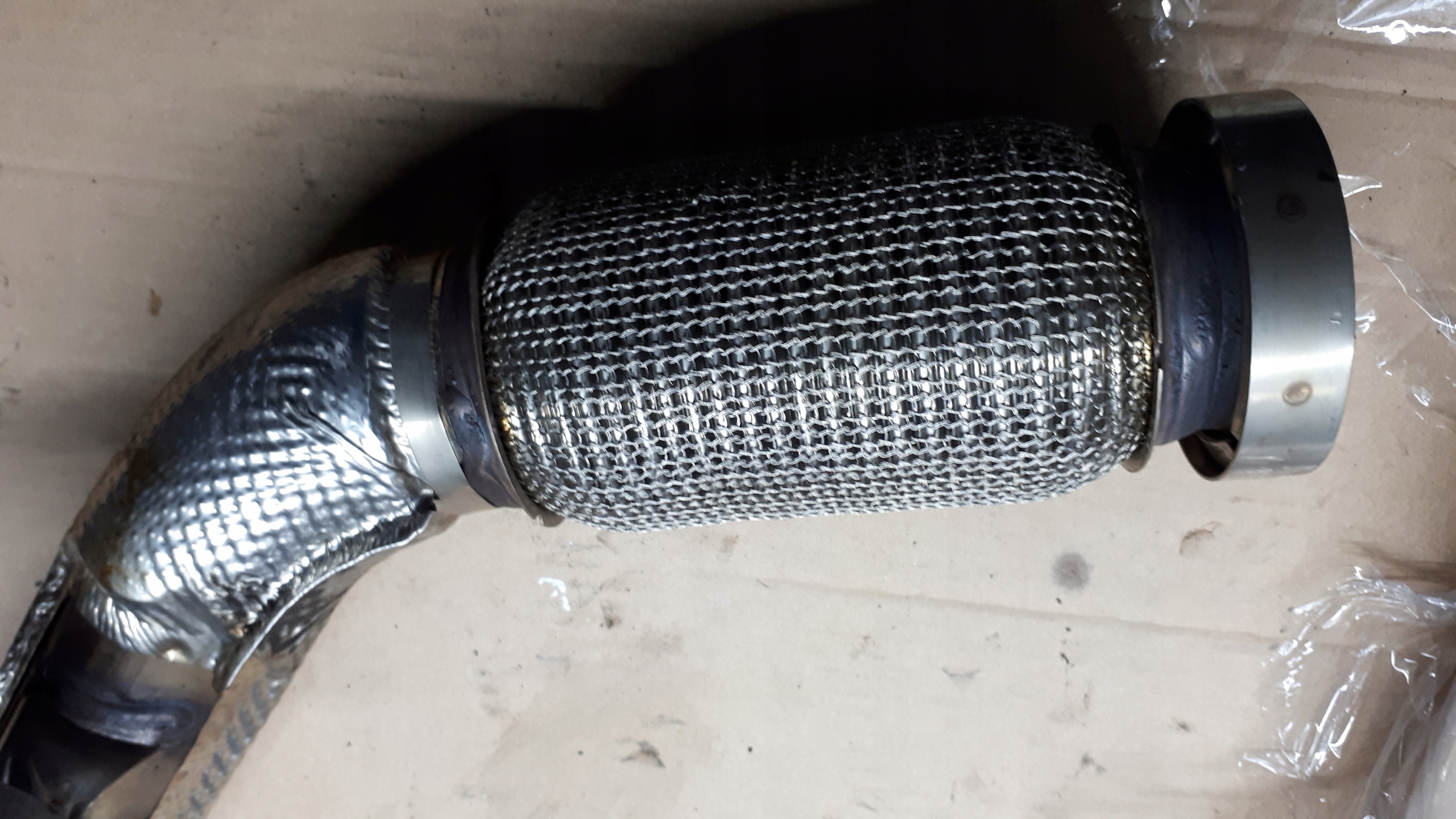 A4 B9 LIFT pipe exhaust net 2.0 TDI DEZ A5 8W