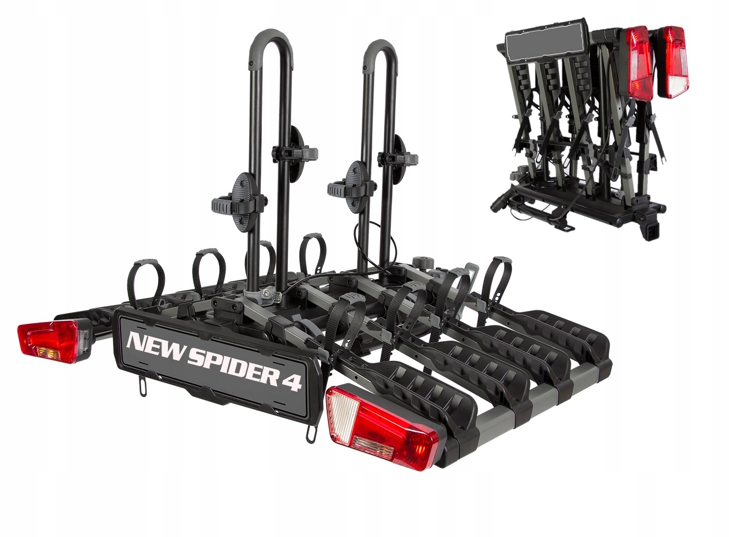 

Bagażnik rowerowy na hak Interpack Spider 4 rowery