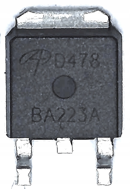 TRANZYSTOR N-MOSFET AOD478 100V 8A 45W BA223A