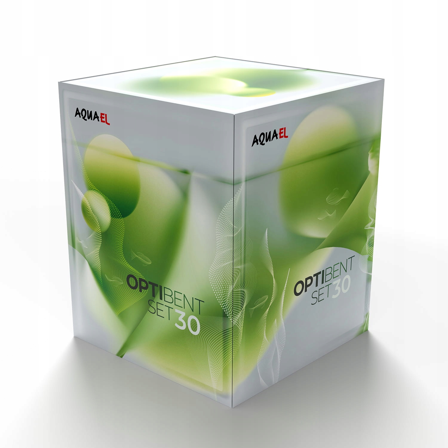 Levně Set Aquael akvarijní Optibent bílá 30l