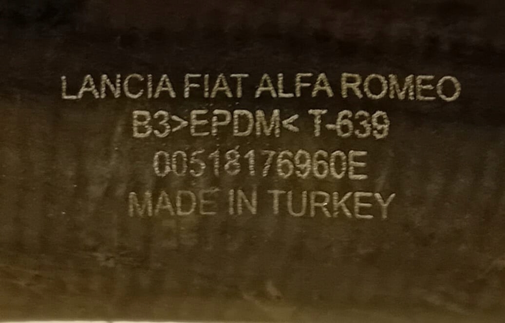 cijev crijevo vode FIAT DOBLO II 1.6 M-JET