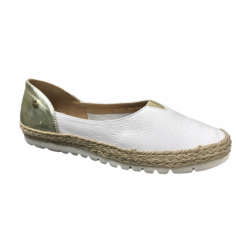 

Maciejka 05056 biały złoty espadryle półbuty R: 37