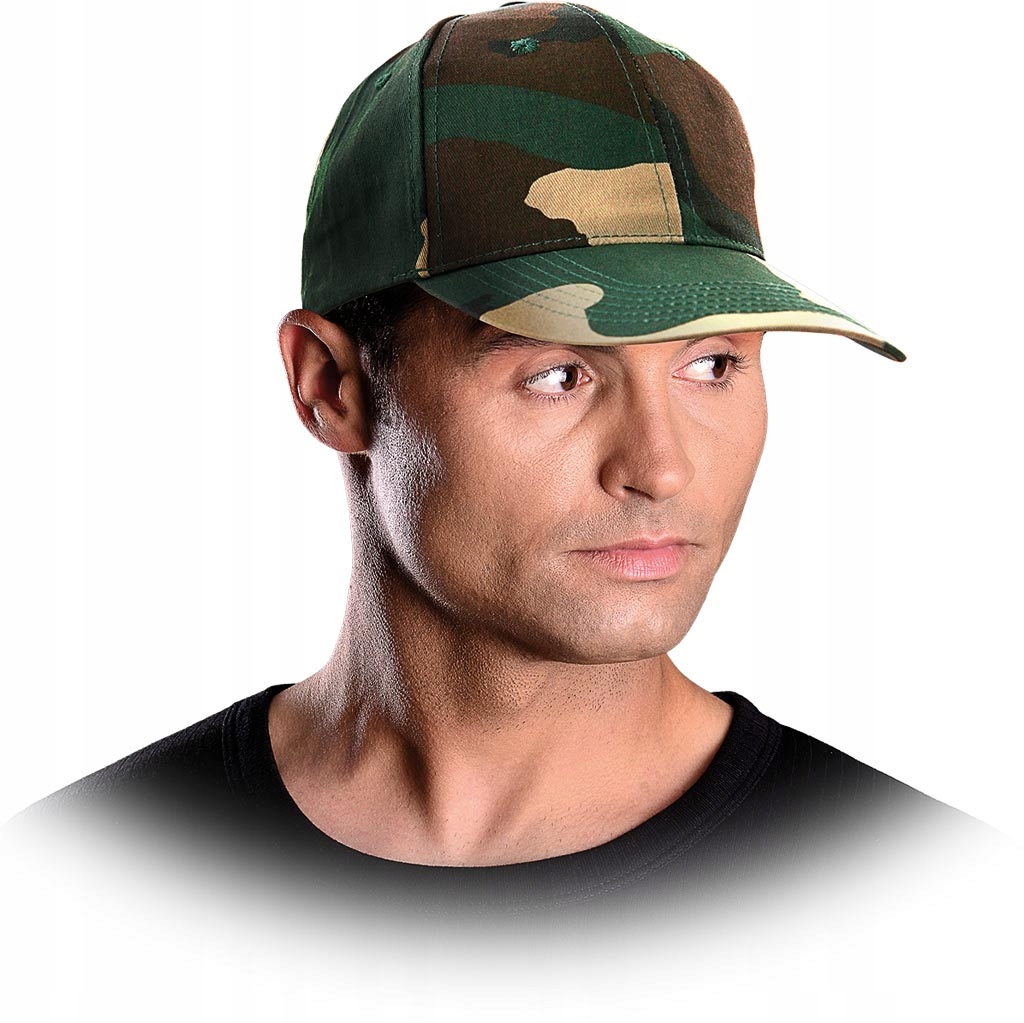 Czapka daszkiem militarna bejsbolówka FOREST MORO 100% bawełna r.57-61 cm