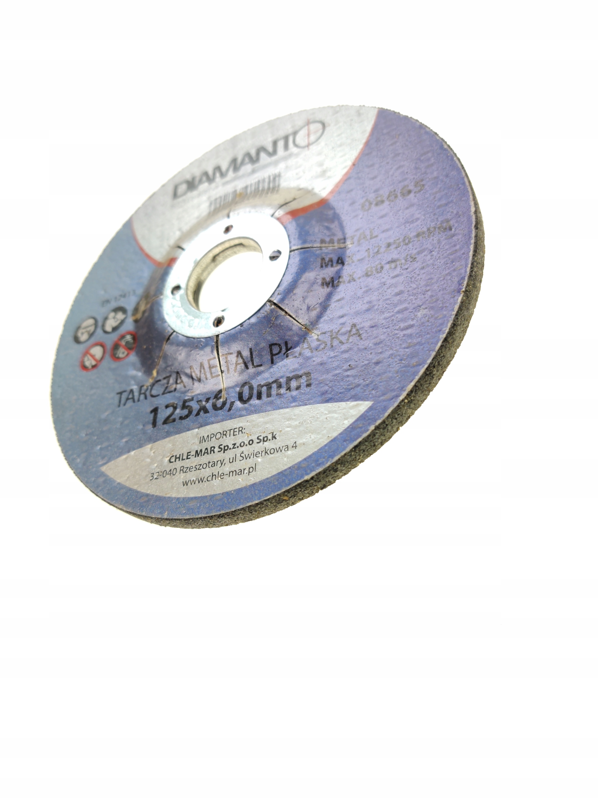 

Tarcza do metalu 125 x 6 szlifierska