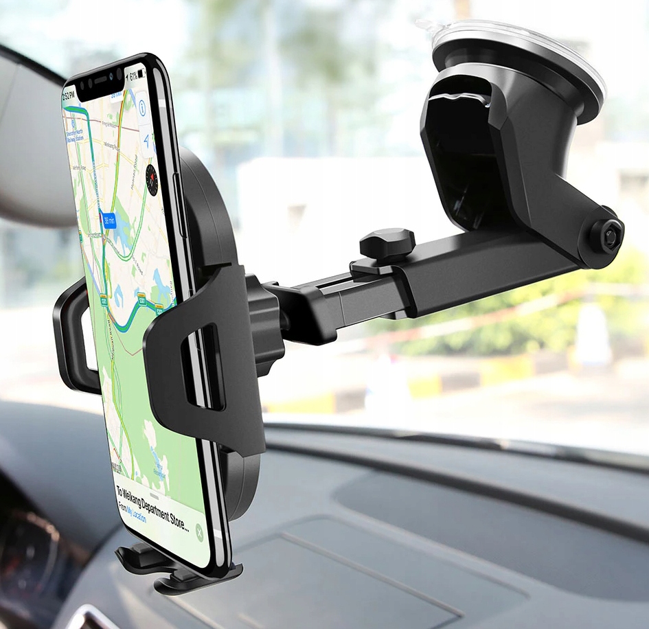 UCHWYT SAMOCHODOWY NA TELEFON NA SZYBĘ + DO KRATKI Marka Nela-Styl