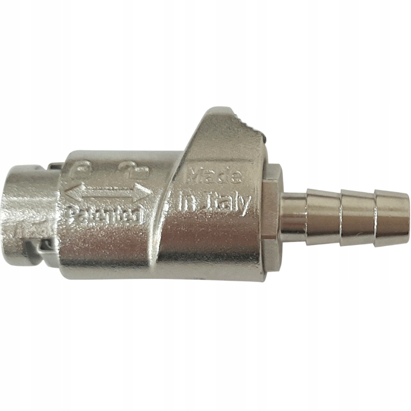 Końcówka do pompowania opon kół na wąż 6mm zaciskowa zatrzaskowa pistolet