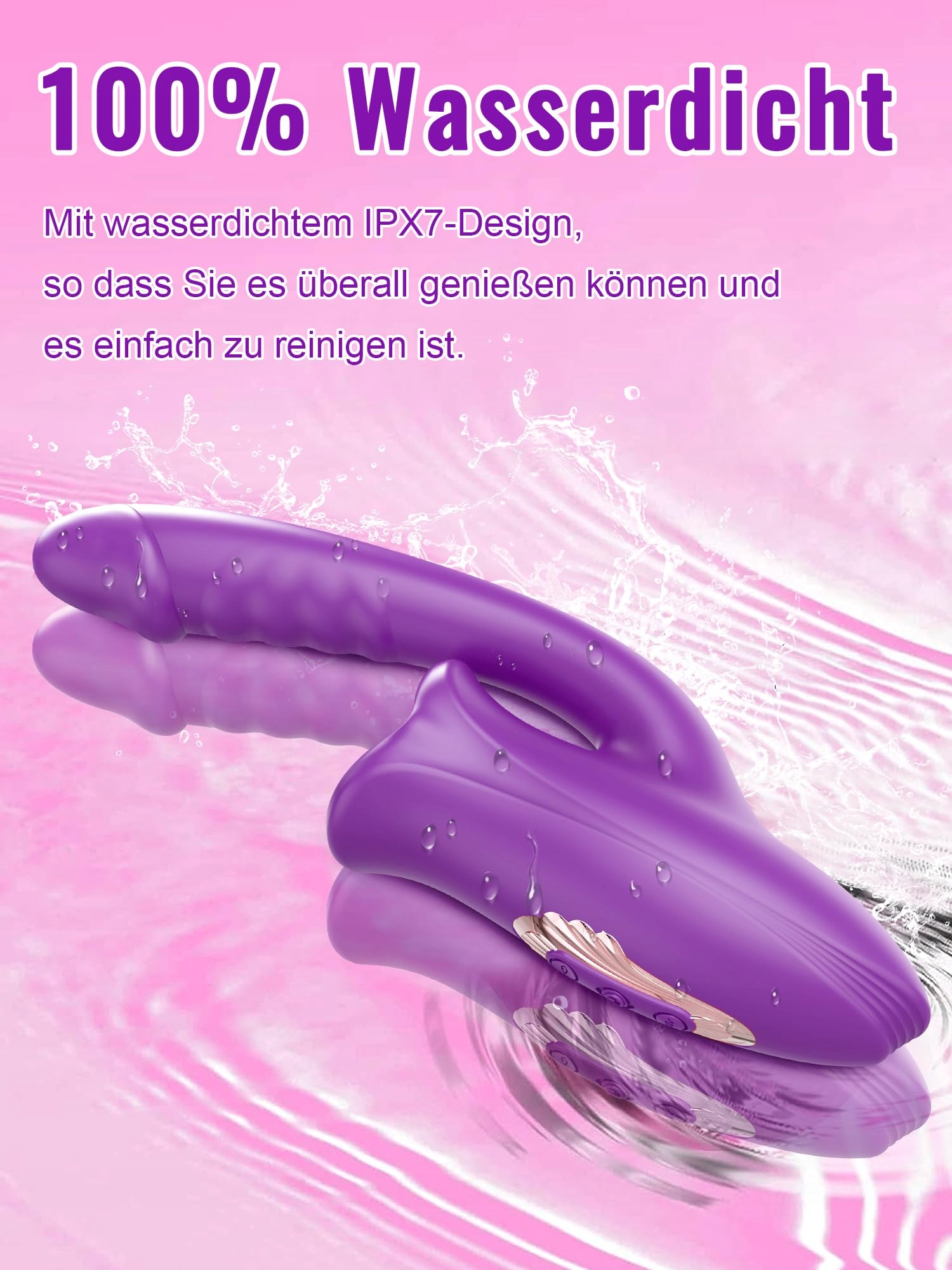 ZUNGEN Realistyczny Dildo Wibrator G Punkt Klitoris Stymulator Dla Kobiet — miniatura 6
