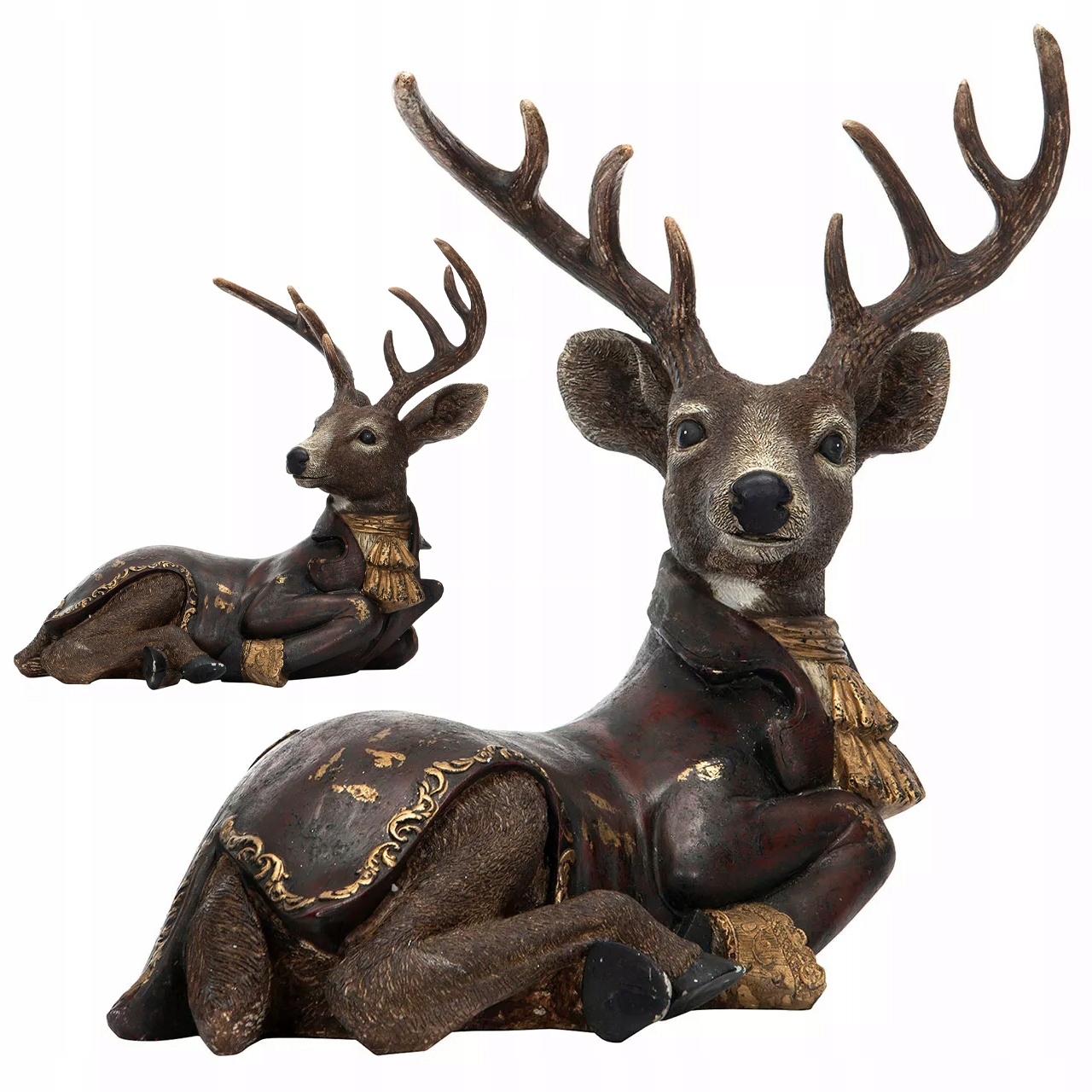 Figúrka Jeleň Sob Vianočná dekorácia na Vianoce darček veľká 39 cm