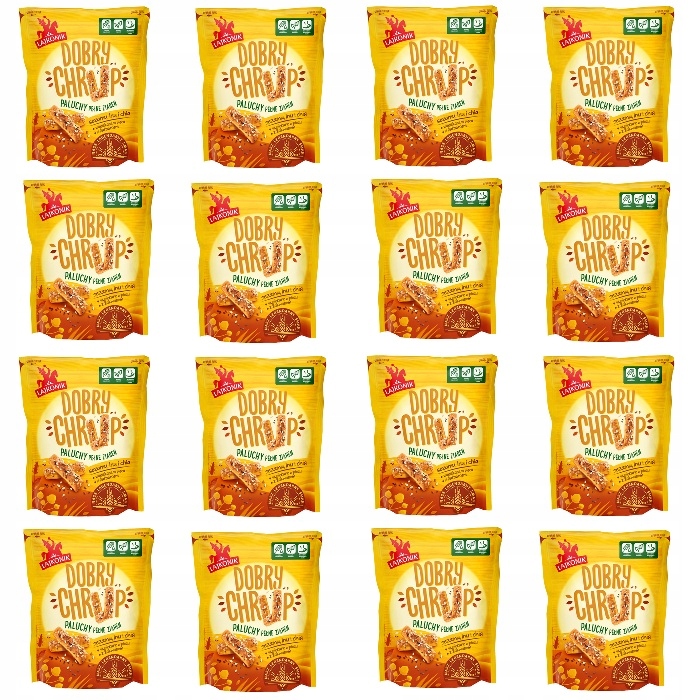 Levně 16 x 100 g Lajkonik Dobrý křup Tyčinky Plné Zrn Karton