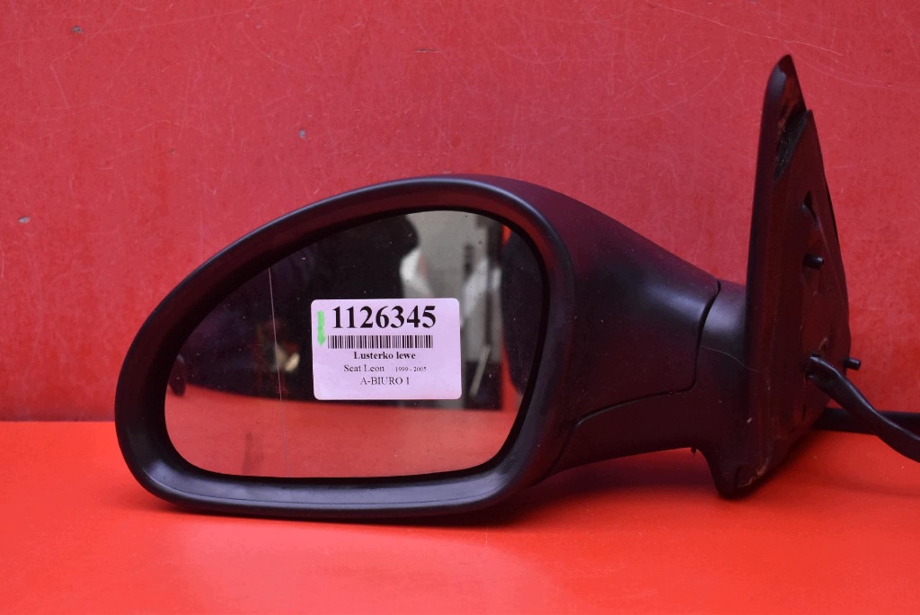 mirror left black, EU 026026 SEAT LEON 1 and 99-05 5 PIN