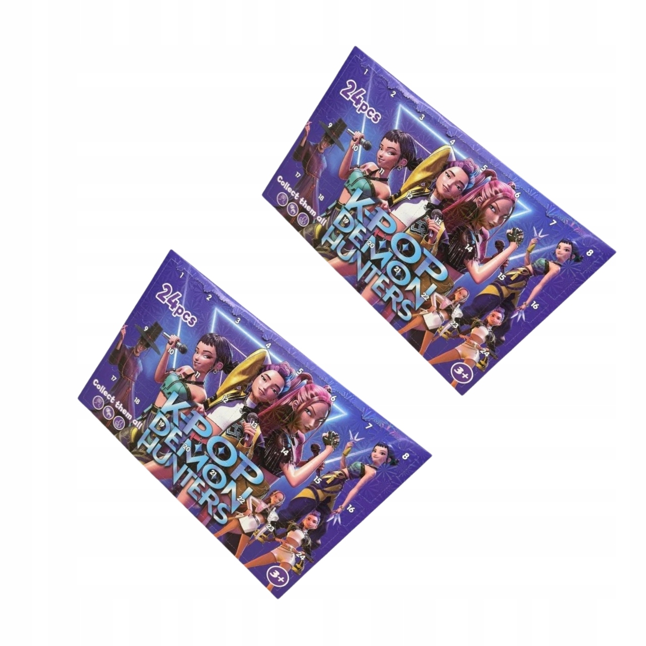 Адвент-календарь K-Pop Demon Hunters, 24 фигурки охотниц на демонов