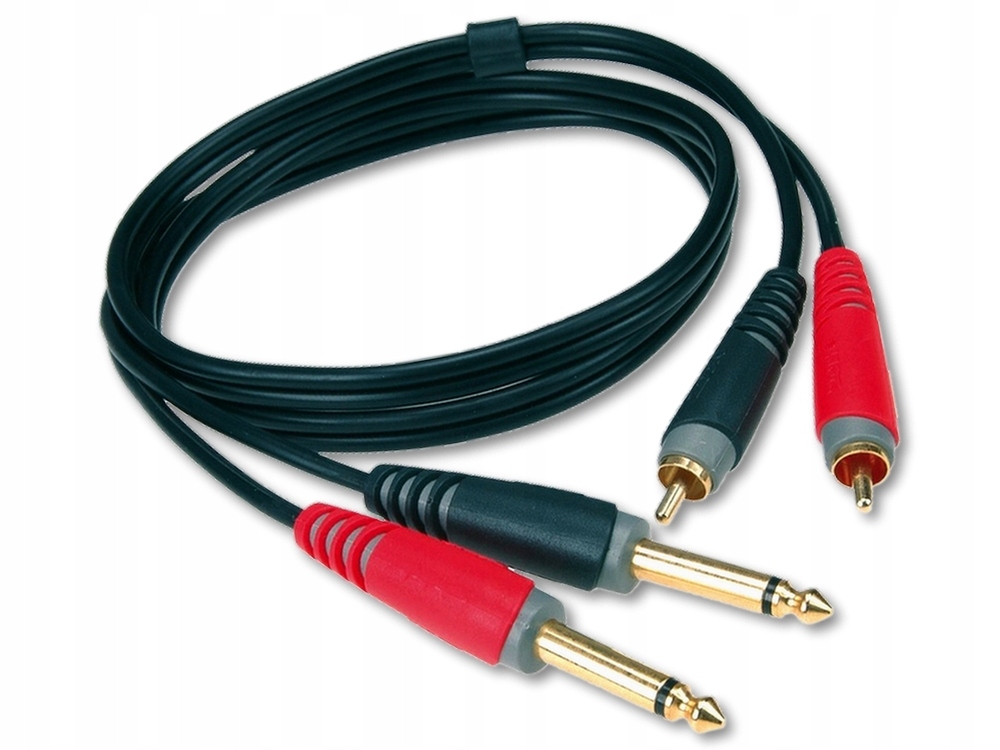 

Klotz Kabel Audio 2XRCA-2xJACK 6,3 mm 3 m