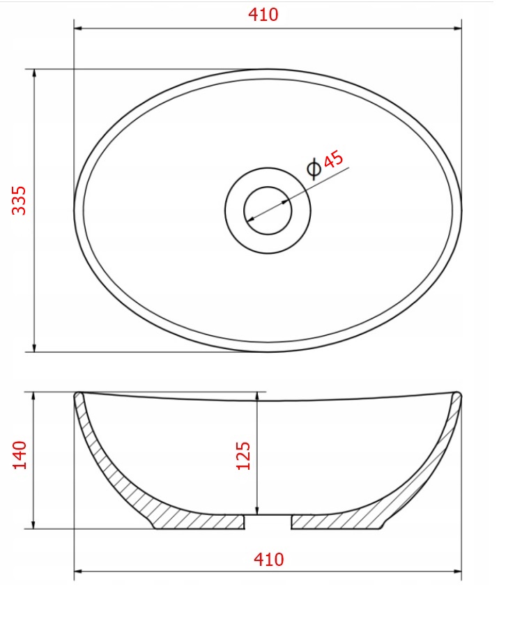 Zestaw mebli łazienkowych LUNA 50 szafka umywalka słupek s CZARNY/DĄB CRAFT Kolor frontów czarny