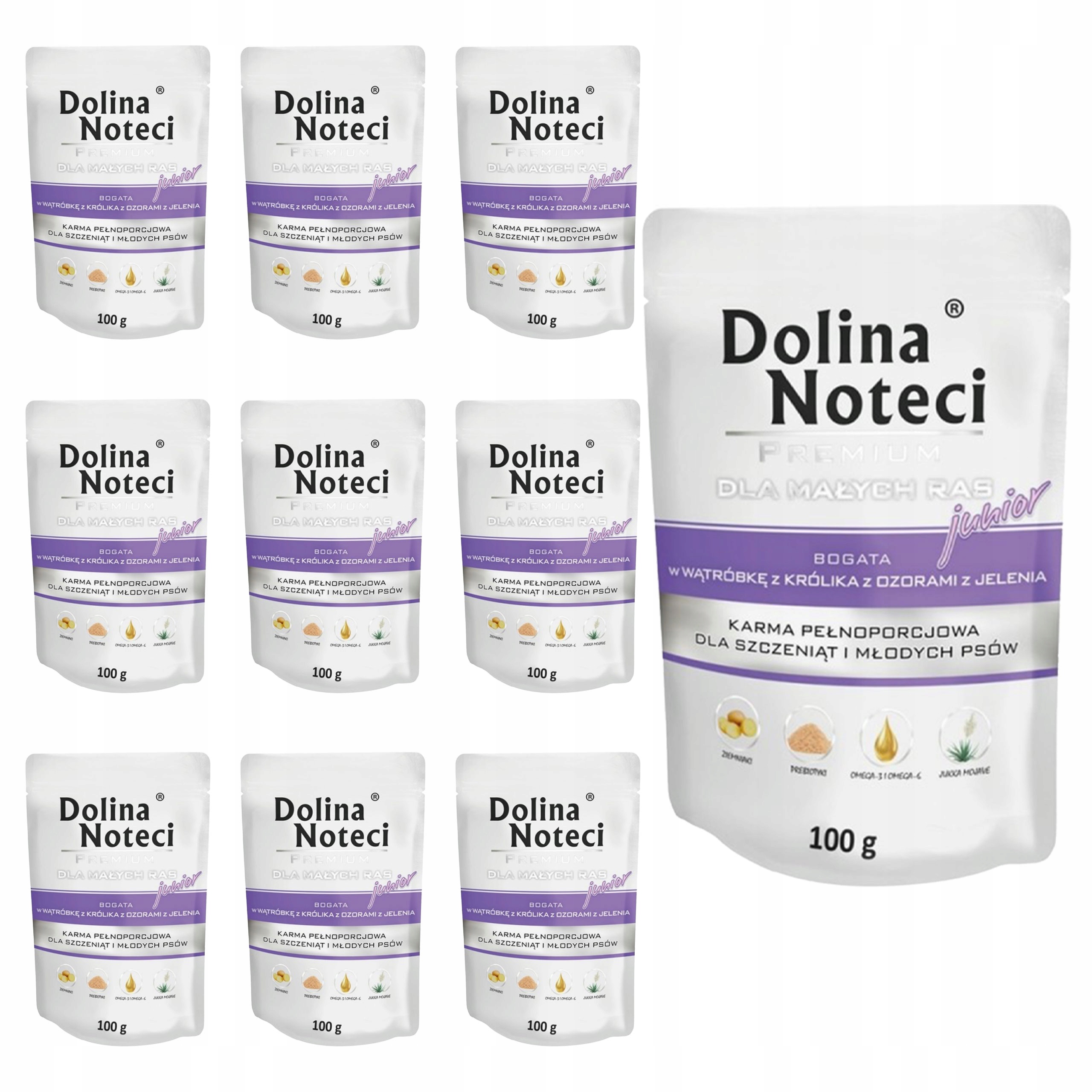 Dolina Noteci Premium Junior játra král 10x100g