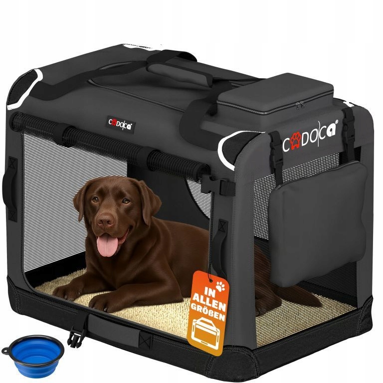 Torba Transportowa Transporter Dla Psa Kota XXL 90x61x65 Antracyt