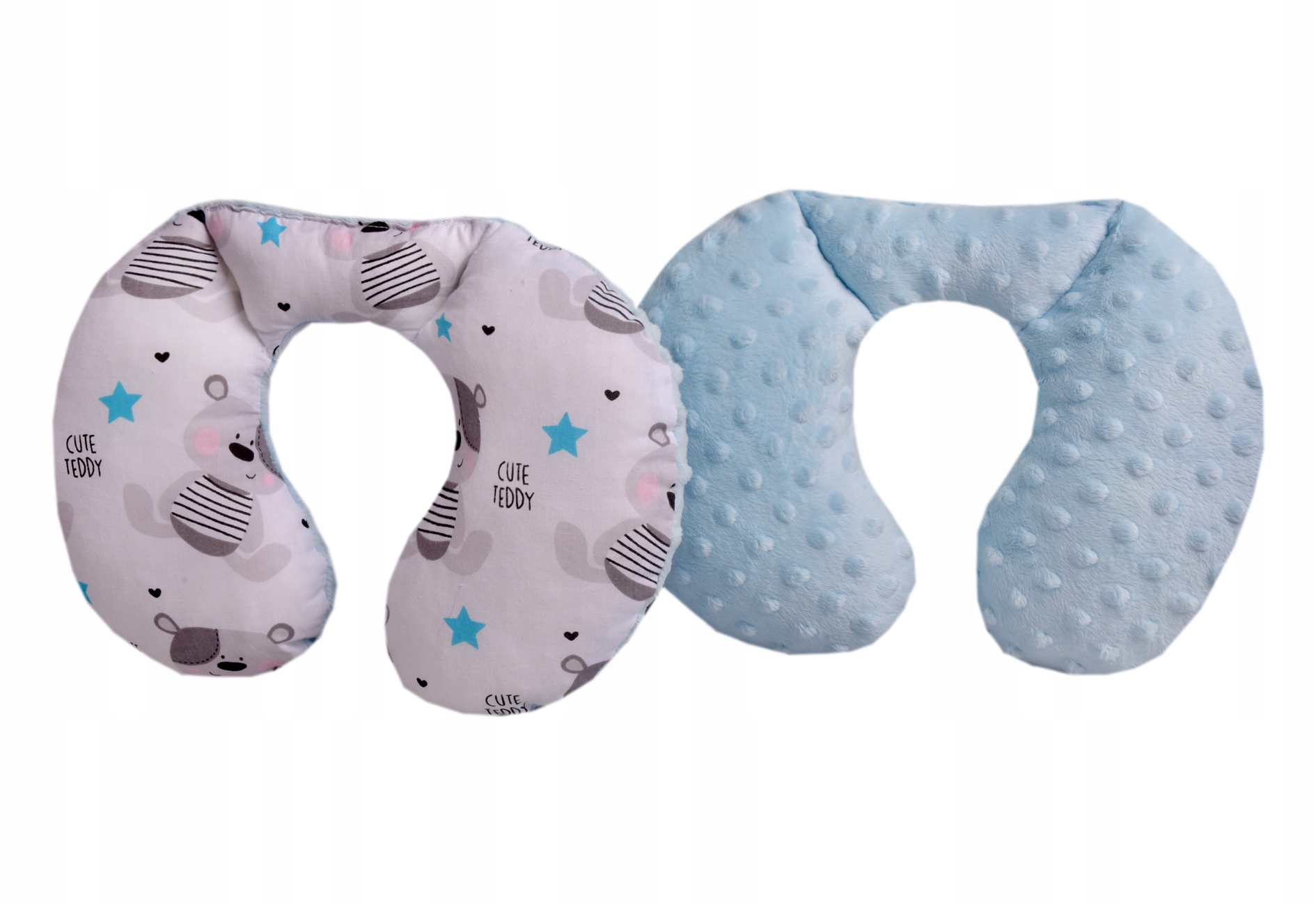 

Poduszka podróżna rogal bawełniany 22x28cm