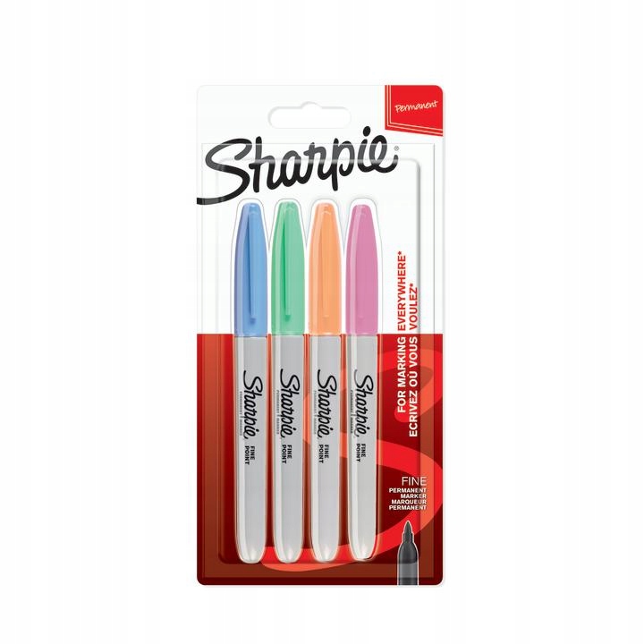 

Markery permamentny Sharpie 4 pastel