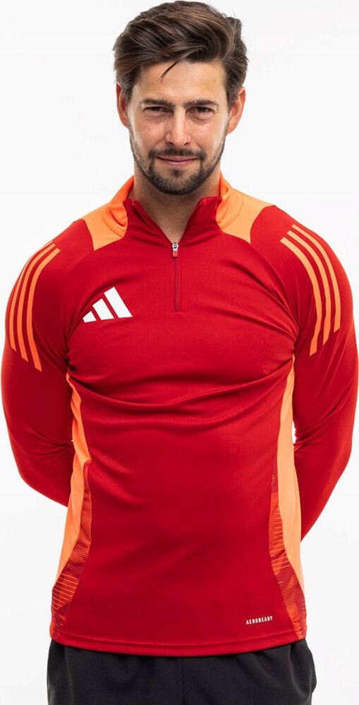 BLUZA MĘSKA ADIDAS TIRO 24 COMPETITION TRAINING TOP CZERWONA