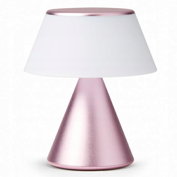 Lexon Luma M Led lampa, ružová, Design