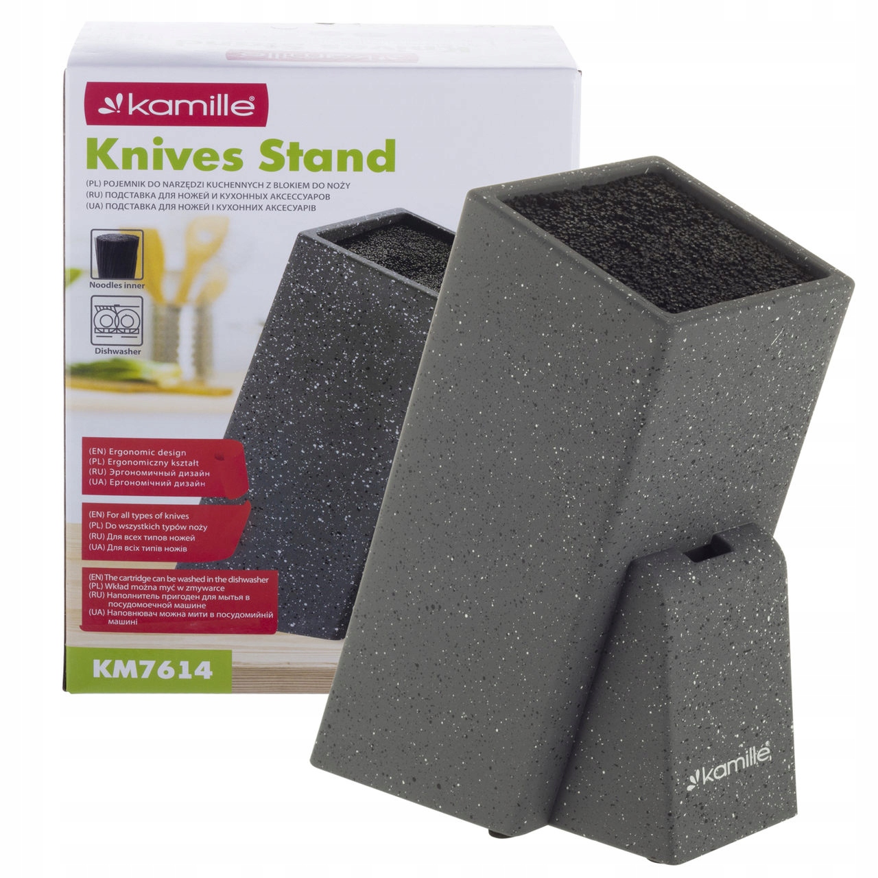 

Stojak Blok Na Noże Przybory Uniwersalny Kamille