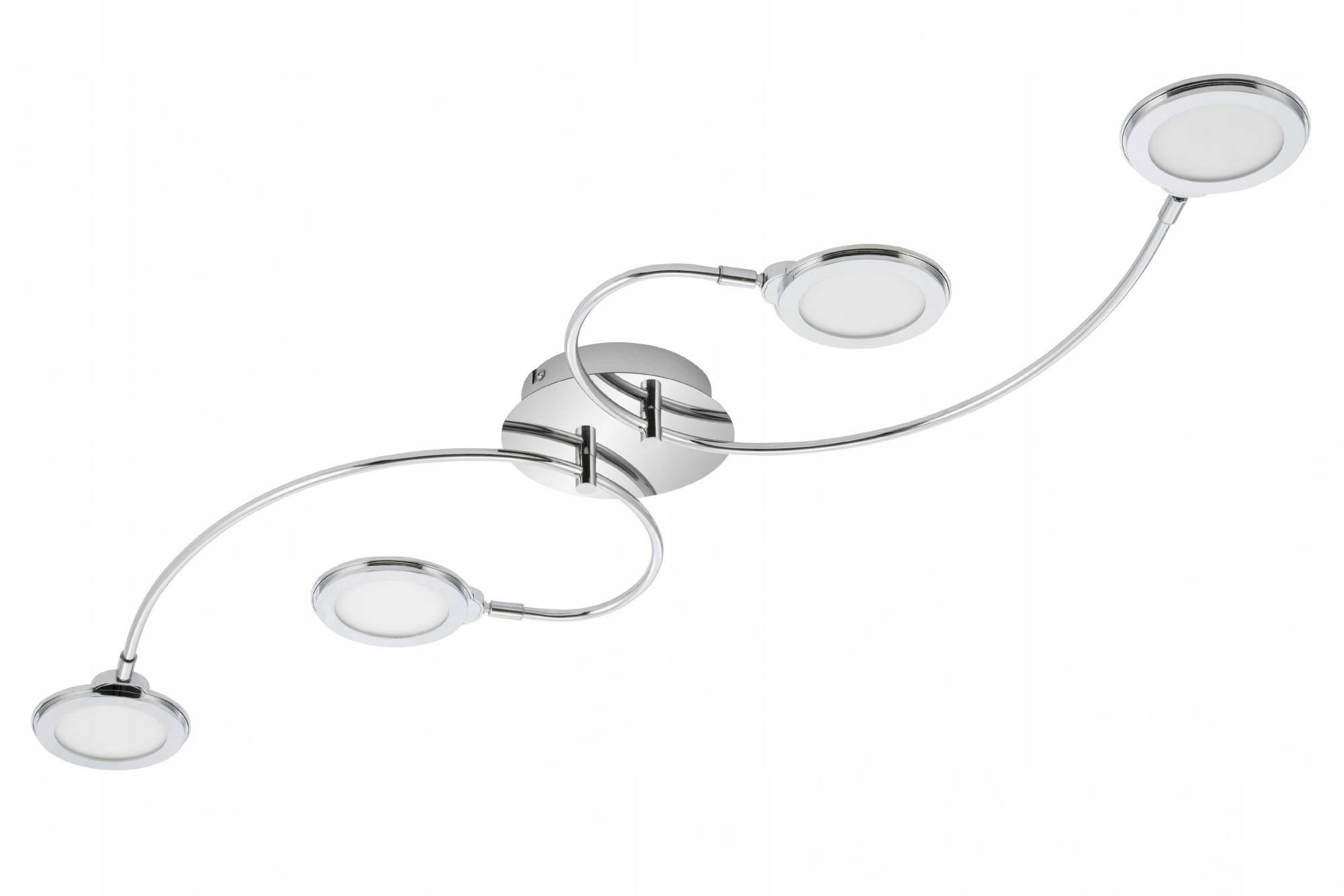 Stropná Lampa Stropné Svietidlo Unoled 3574-042 Briloner nástenná luster chróm