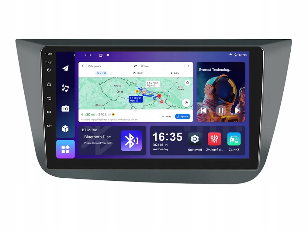 Isudar 2DIN autorádio T68B-IEV06 Android, Seat Altea Toledo