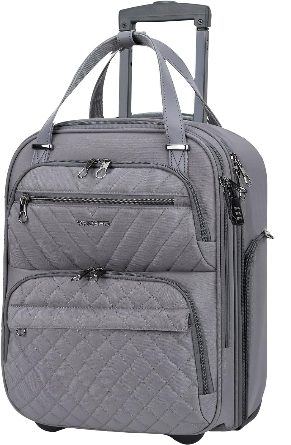 Taška na příruční zavazadlo Kroser 40 cm, kolečko, rukojeť pod sedadlo 16"