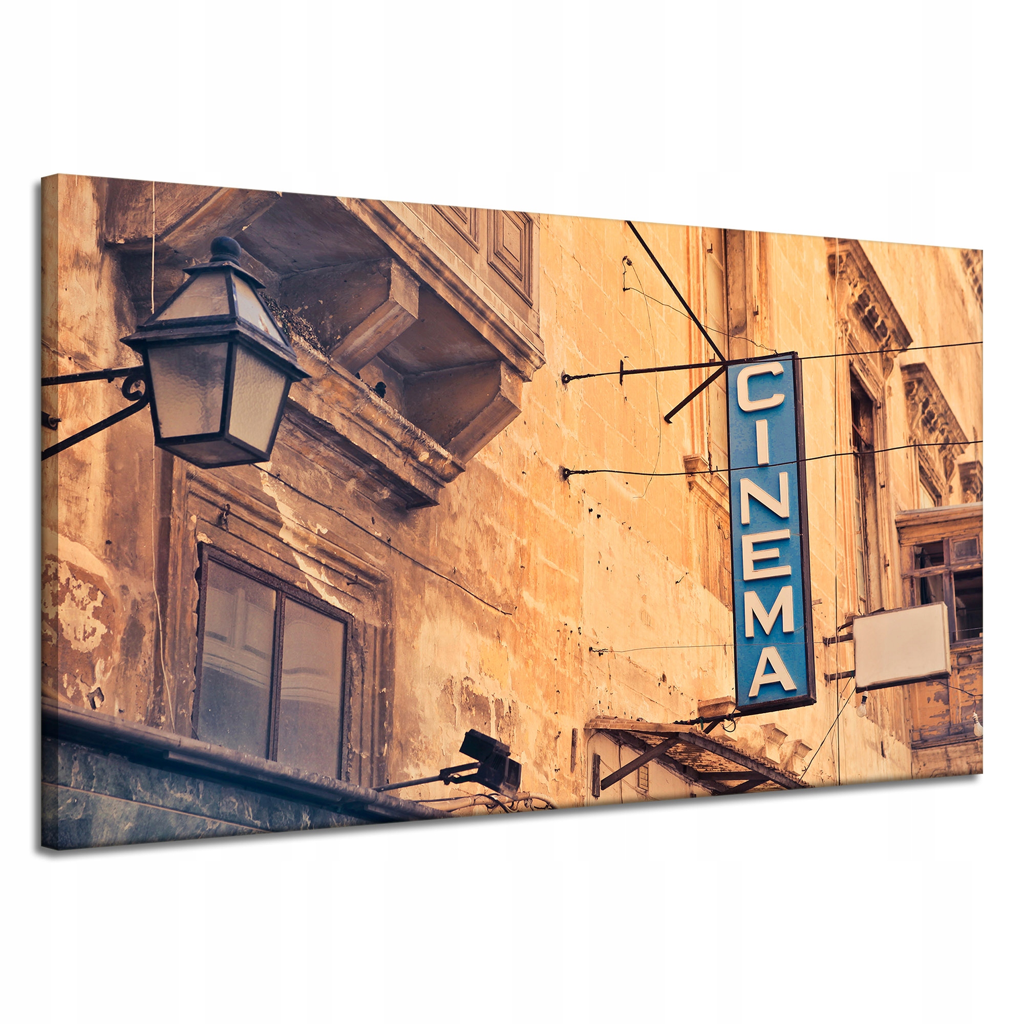 Obraz na plátně Vintage Tabule Kina Retro 120x70