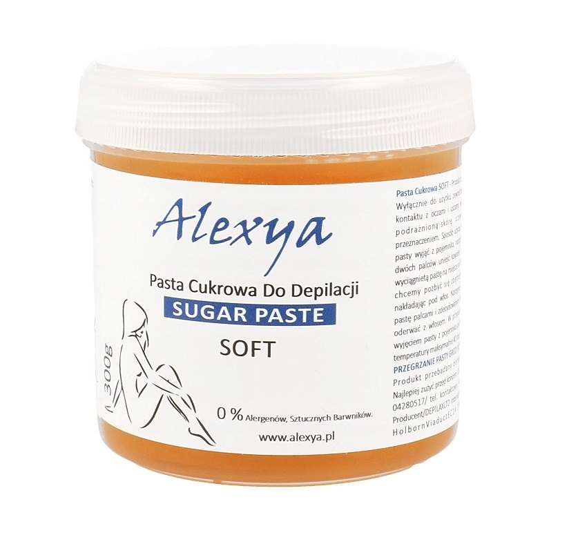 

Alexya Pasta Cukrowa Do Depilacji Soft 300g