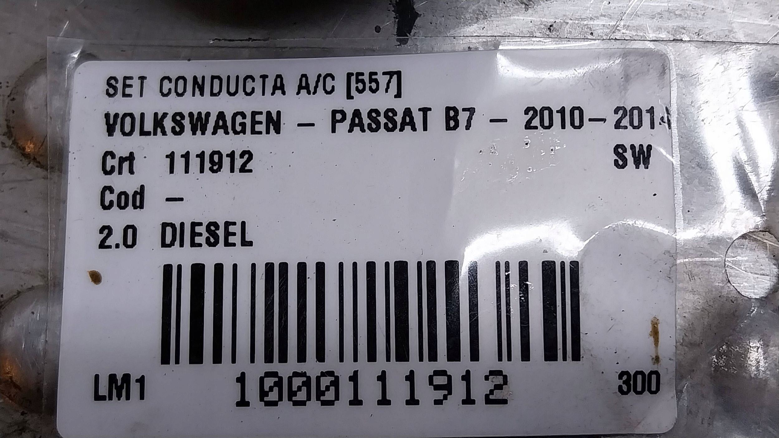 prijenos klimatizacije 3C0820743CC VW PASSAT B6 B7 CC