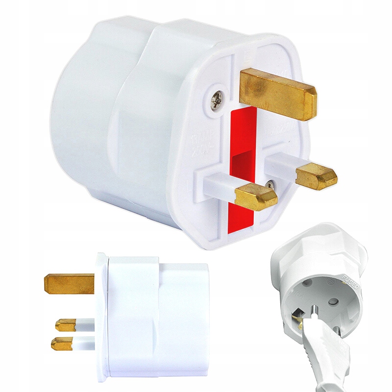 

Przejściówka Do Wtyczki Adapter Polska Anglia Uk