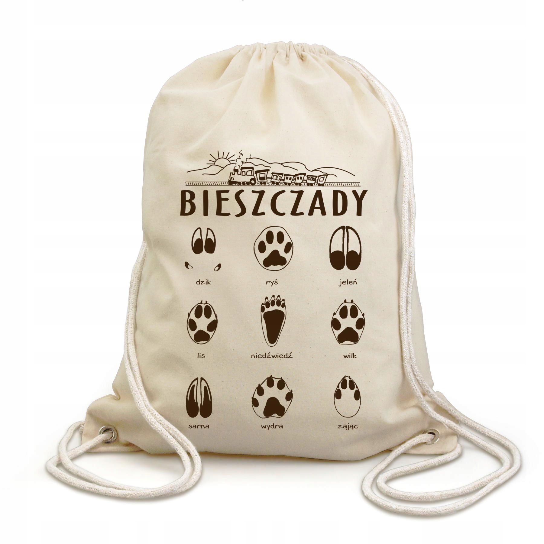 

Plecak Worek Bieszczady Tropy, natural