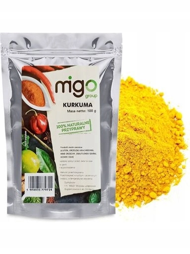 Levně 9 x MIGOgroup, Kurkuma mletá přírodní 100 g MIGogroup