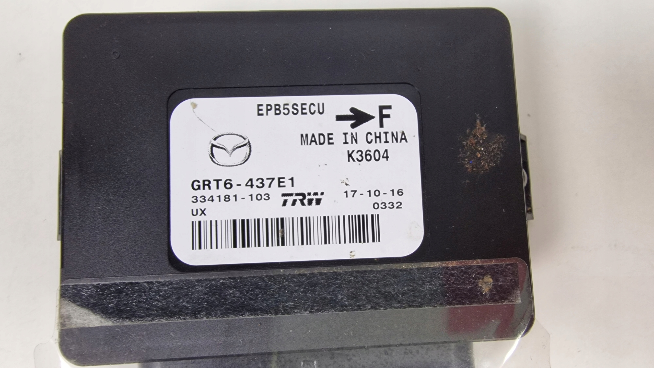 MAZDA 6 VI GJ 2016 module control unit electric brake GRT6-437E1